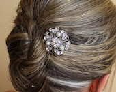Bridal Hair Accessories, Crystal Bridal Hair Comb, Swarovski Crystal Wedding Hair Jewelry, Wedding Head piece, Bridal Hair Clip