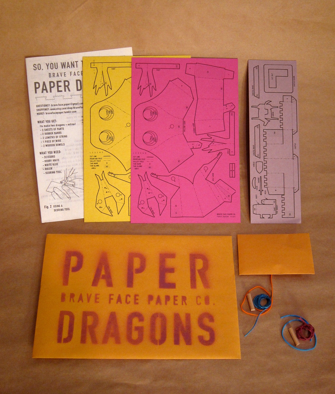 PAPER DRAGONS KIT