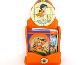 VINTAGE ORANGE DECOR/ Repurposed Memo Holder