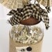 Shabby Chic Burlap and "Songbook" Flower Bouquet