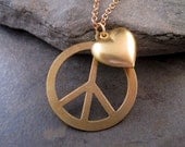 Peace And Love Necklace