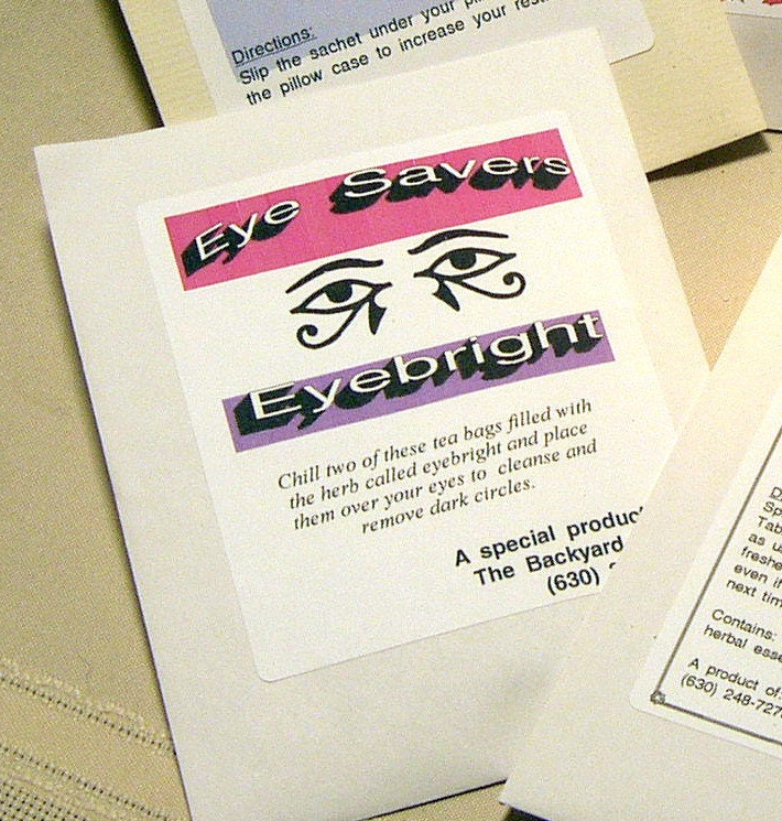 Eyebright Eye Savers, eyebright tea, herbs for eye care