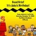 Charlie Brown Peanuts Birthday Party