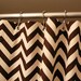 Standard Tub Shower Curtain - Premier Decorator Zig Zag Chevron  - Free Shipping - Pick your color