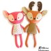 Deer Fawn Sewing Pattern PDF Softie Stuffed Toy