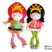 Princess Sewing Pattern Pocket Small Cloth Doll