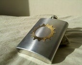 Bike Cog 8 Oz Flask