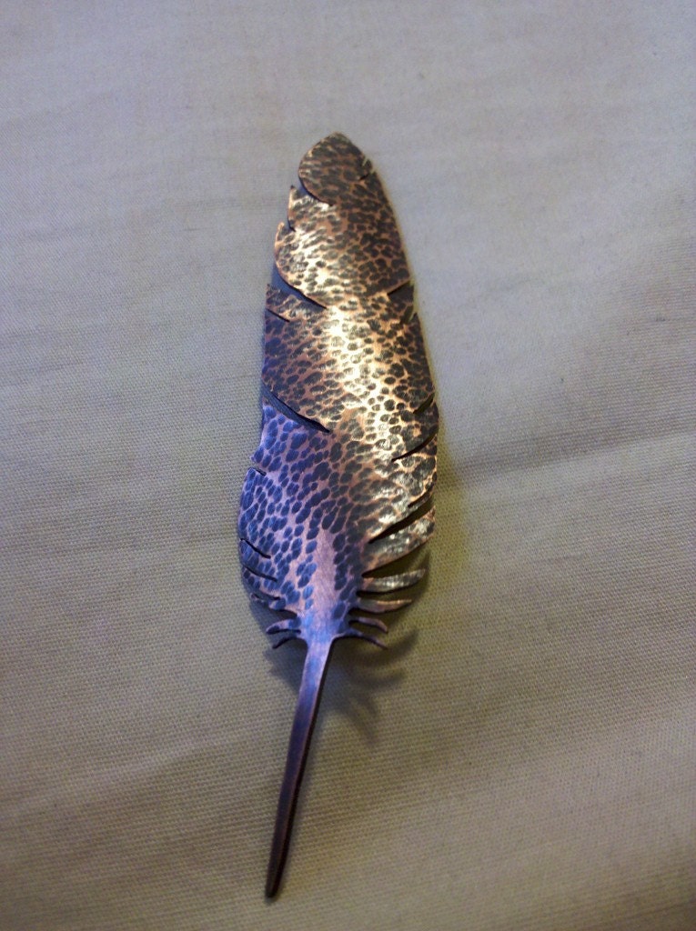 Crow Feather Head Badge