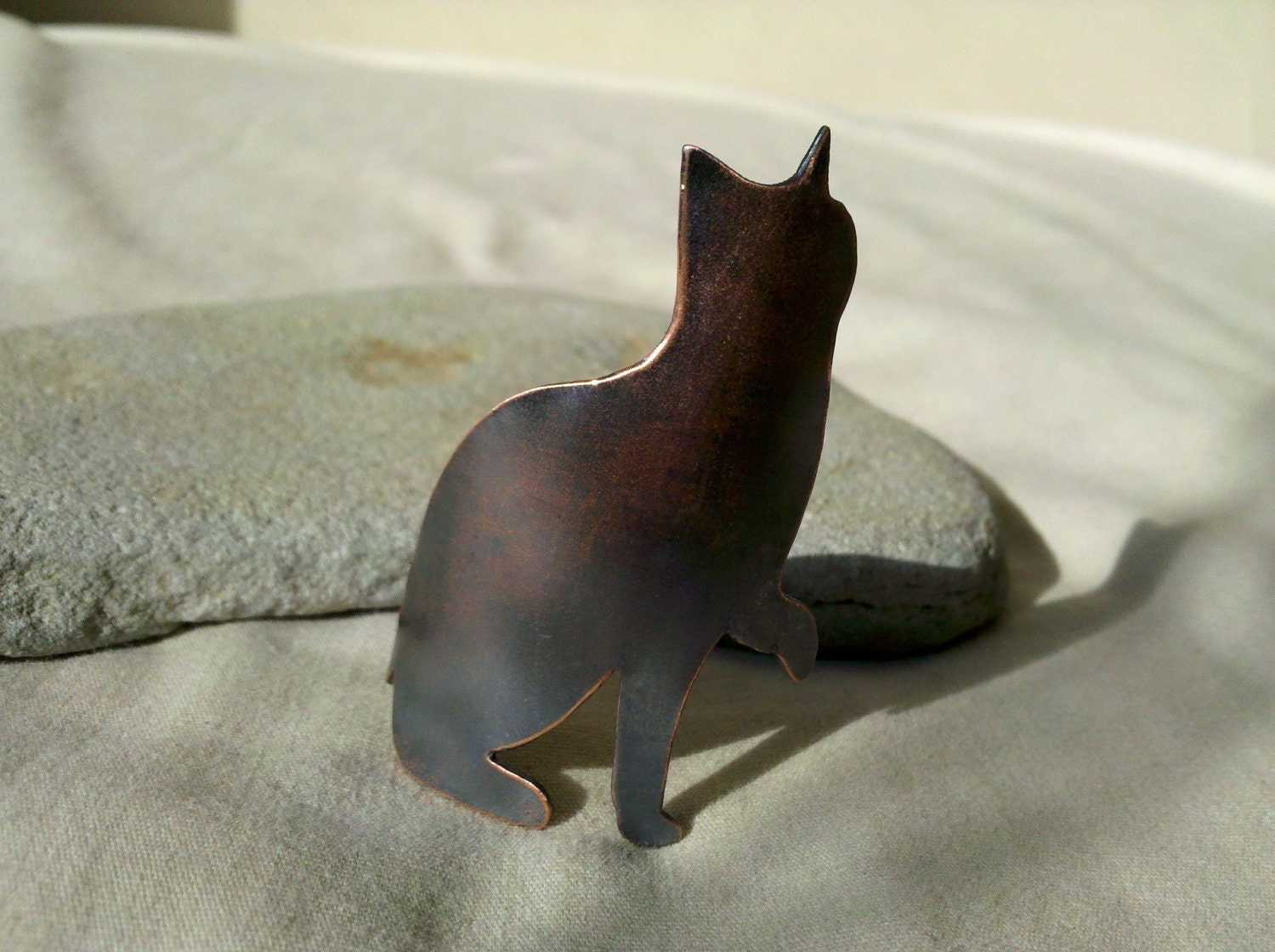Black Cat Head Badge