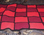 Monochromatic Seed Stitch Blanket