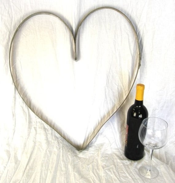 Wine Barrel Ring Heart - 100% recycled Napa barrel ring