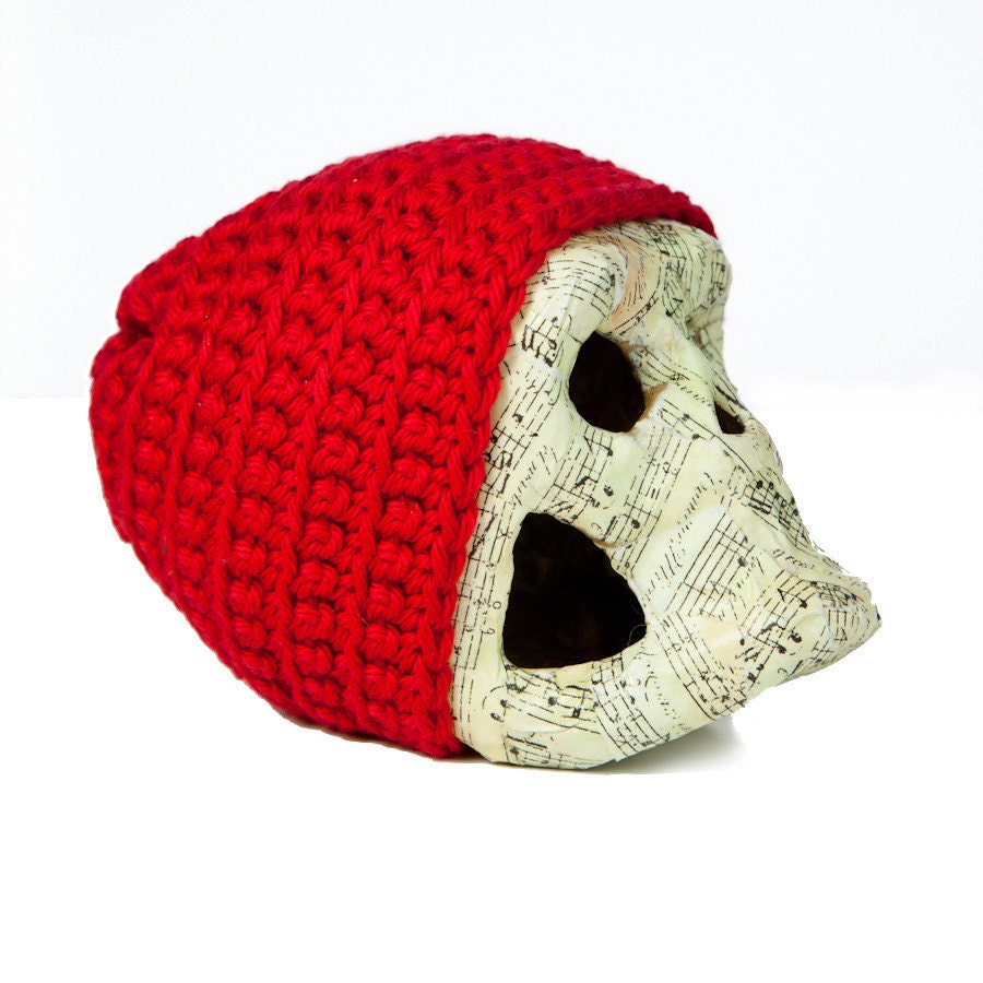 Newborn Beanie - Organic Cotton - True Red