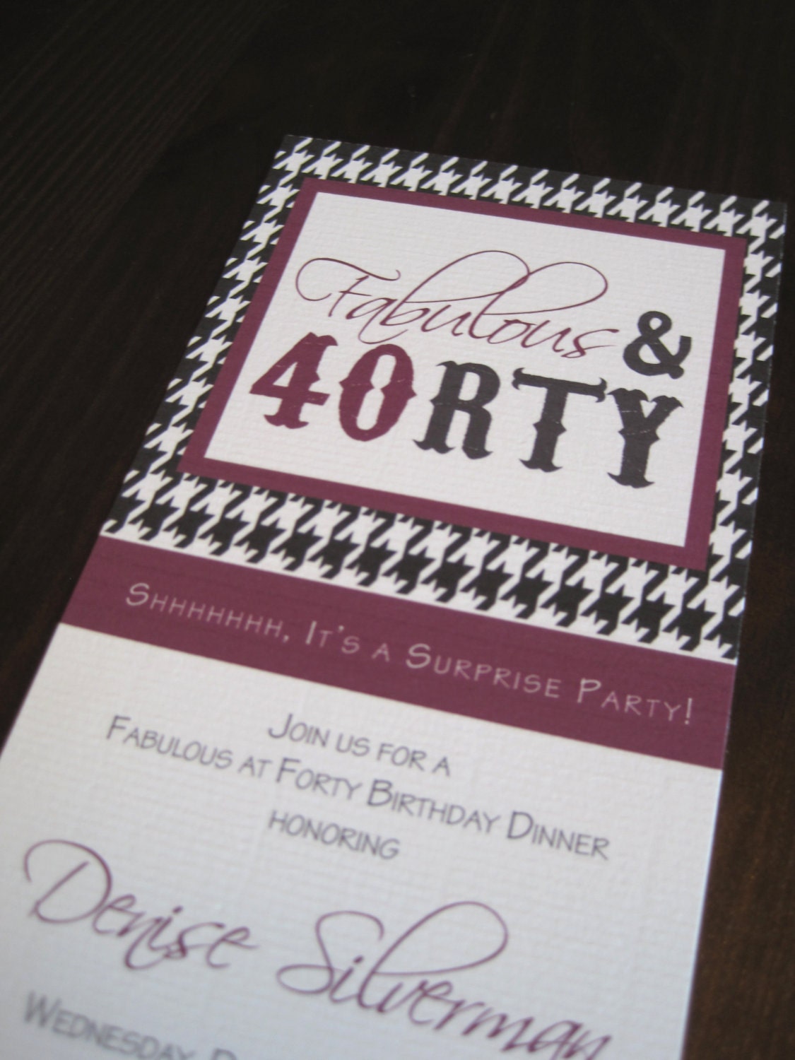Birthday Party Invitation