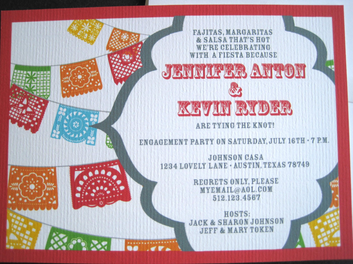 Fiesta Invitations with Papel Picado Banner-Printable Il_170x135