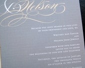 Elegant Calligraphy Script Wedding Invitations-Printable