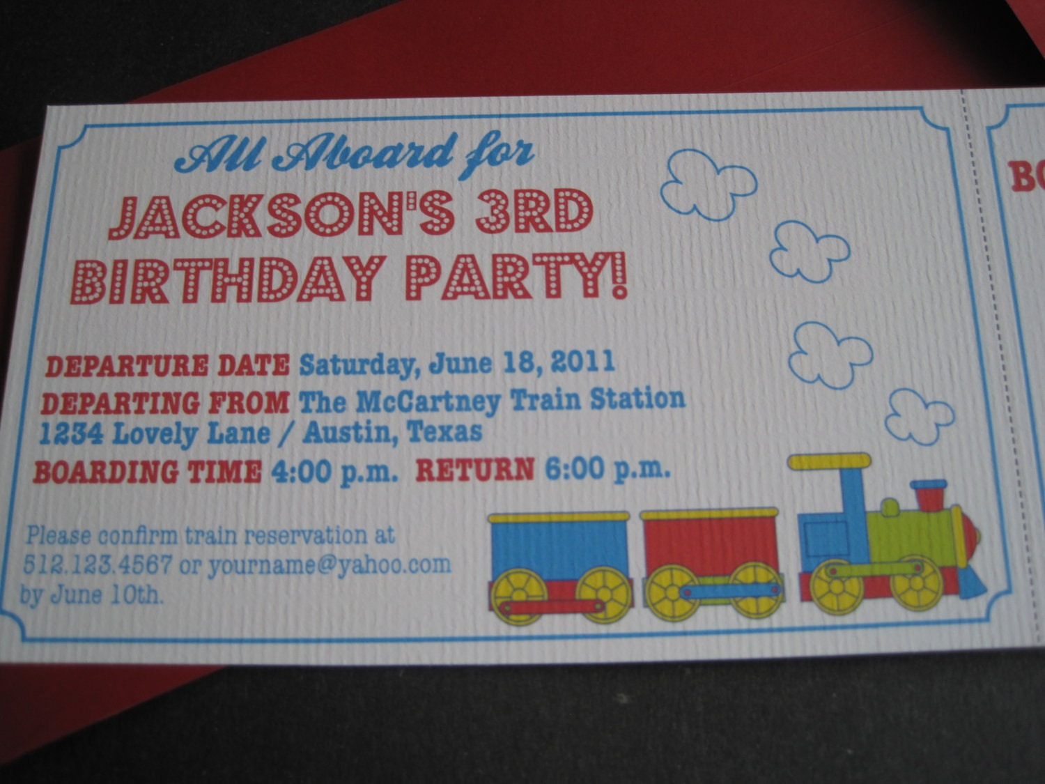 Train Boarding Pass Invitation Il_570xn