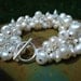 Paige: ivory freshwater pearl bracelet