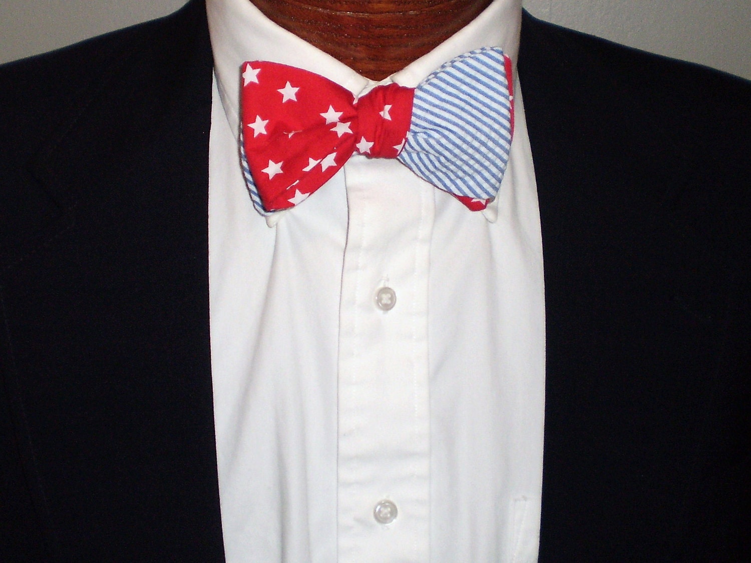 Patriotic Reversible Bow Tie