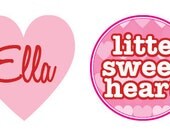 DIY Printable Little Sweetheart Birthday Cupcake Toppers Party Circles Il_170x135