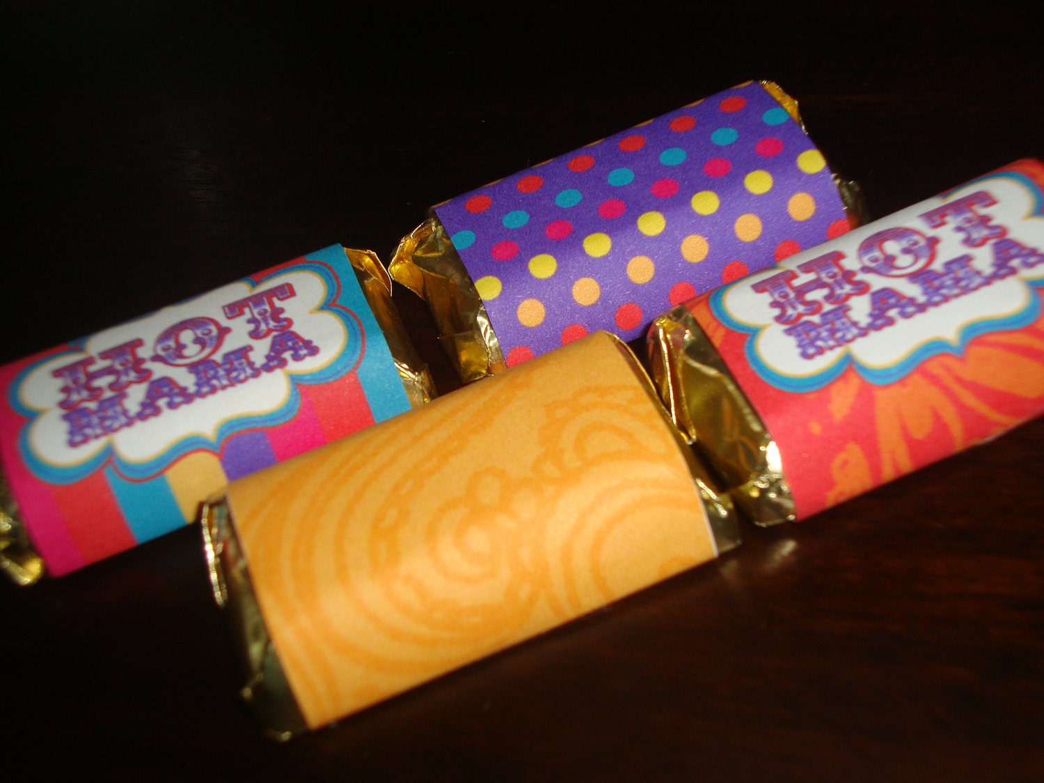 DIY Printable Hot Mama Baby Shower Mini Candy Bar Wrappers Il_570xn