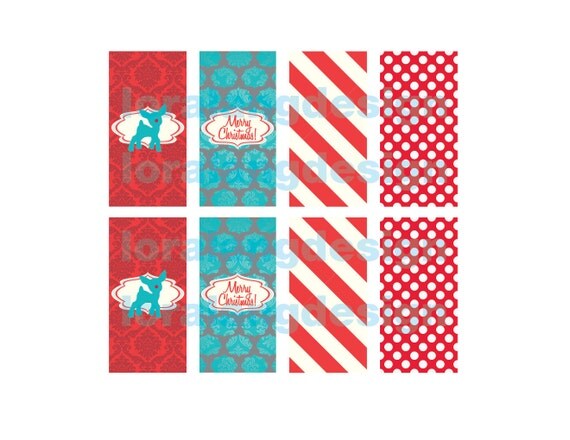 DIY Printable Vintage Rudolph the Red-Nosed Reindeer Christmas Party Mini Candy Bar Wrappers Il_570xn