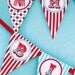 Circus Invitation Carnival Invitation Big Top  with Tickets - Aqua and Red Collection - Gwynn Wasson Designs PRINTABLES