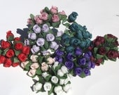 Silk Rose Lot 144 flowers 12 sets of 12 dozen wholesale sale supplies bendable wire home christmas decor wedding baby showers crafts