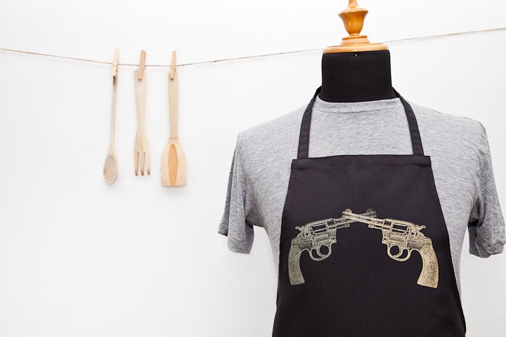 Golden Guns Apron