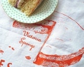 Cakes Of Britain Tea Towel