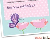 Customised Print-Your-Own Enchanted Garden invites