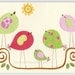 Baby girl room Decor, Nursery wall art, Love birds..Good morning Sunshine, pink and green nursery