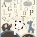 Nursery wall art, Baby boy room, Baby Giraffe...Bradley No one else Giraffe...Match to the colors of Bradley by Pottery Barn