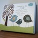 Baby room decor, Nursery art, Children room 8x10 Artwork...I prayed for this child... Blue Birds...on canvas gallery wrap