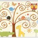 Kids Wall Decor, Kids Wall Art, Baby Room Decor, Nursery Art // Giraffe Lion Monkey // Before You Were Born // S.S. Noah by Lambs and Ivy
