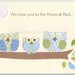 Baby boy, Nursery wall art Decor, Children Art..First we had each other.. light blue light green match the colors of Eli elephant