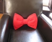 Bow Tie Pillow - Personalized - Custom - Geek Chic Home Decor