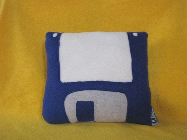 Floppy Disk Pillow - 3-1/2 Inch - Geek Chic Home Decor