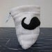 Drawstring Pouch Dice Tarot Bag - Moustache