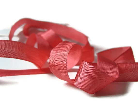Melon Seam Binding Ribbon - Vintage - Original Hug Snug - 3 Yards