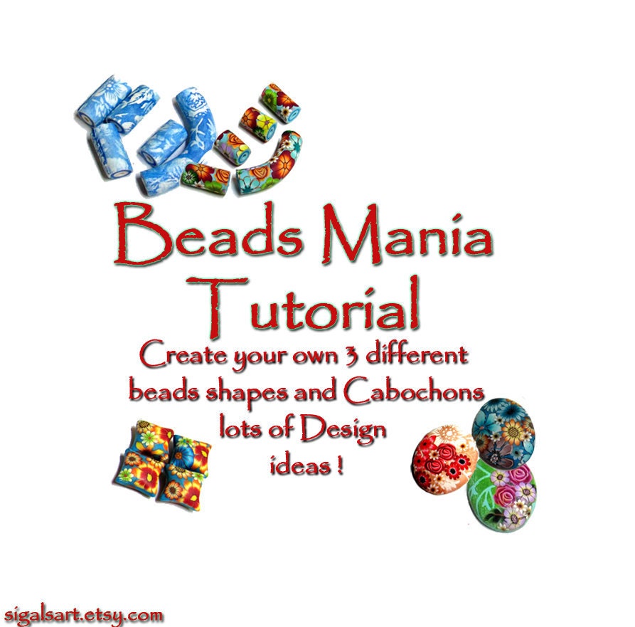Polymer Clay Tutorial - The Beads Mania, learn to create different polymer clay beads