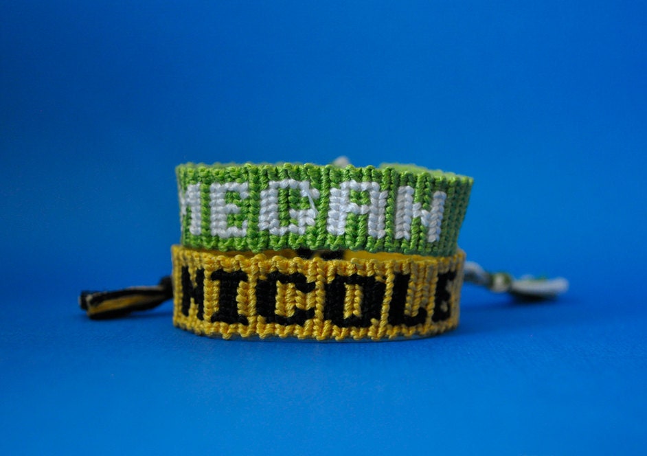 Custom Friendship Bracelets