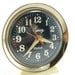 Vintage alarm clock, gold white black with luminous hands