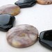 Black Agate, Red Karmen, Czech Glass, Copper, Adjustable, Bold Statement Necklace