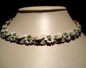 Delicate Pastel Floral Choker