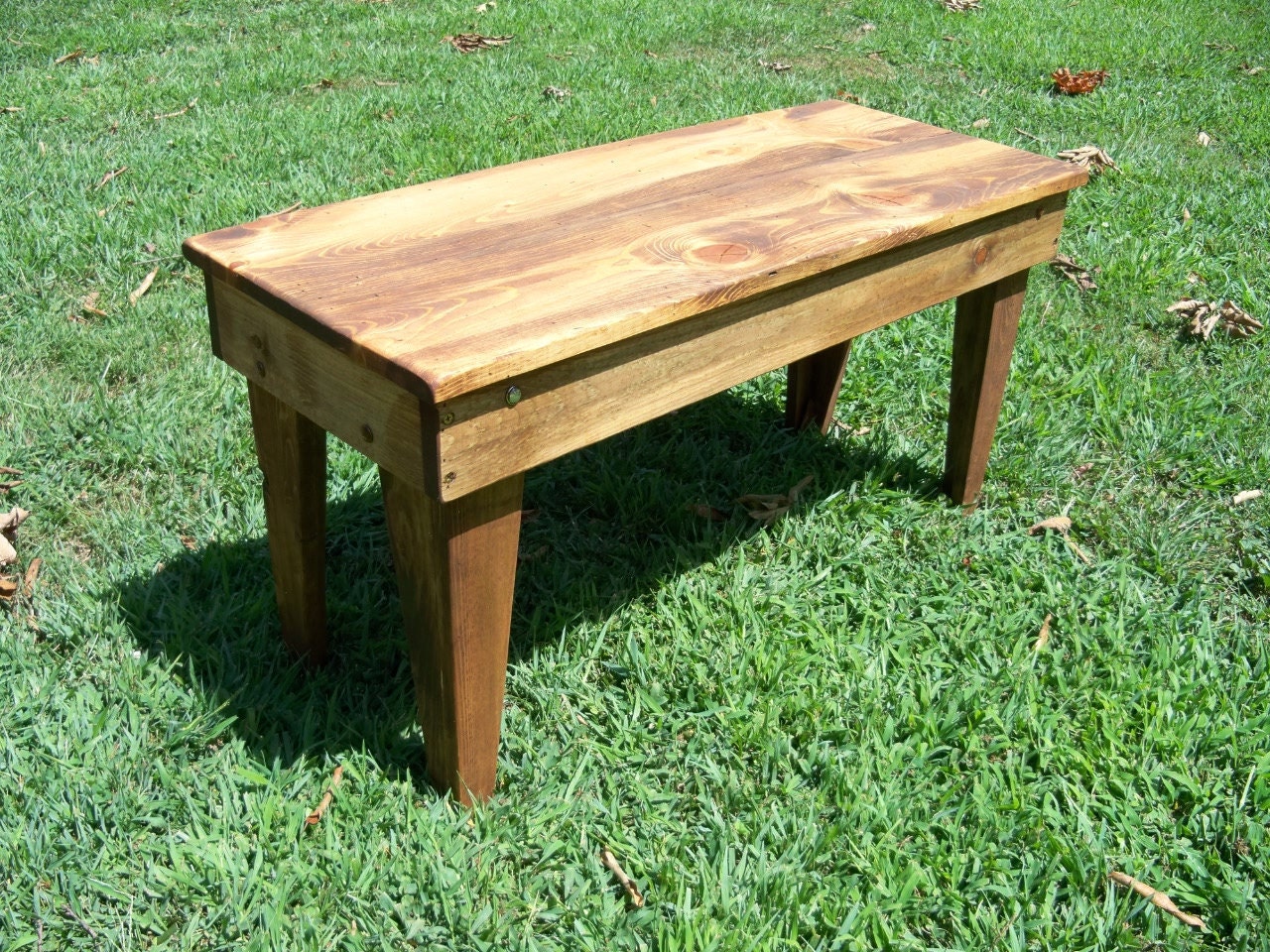 Primitive Coffee TABLE Rustic Farm House Country Decor or BENCH