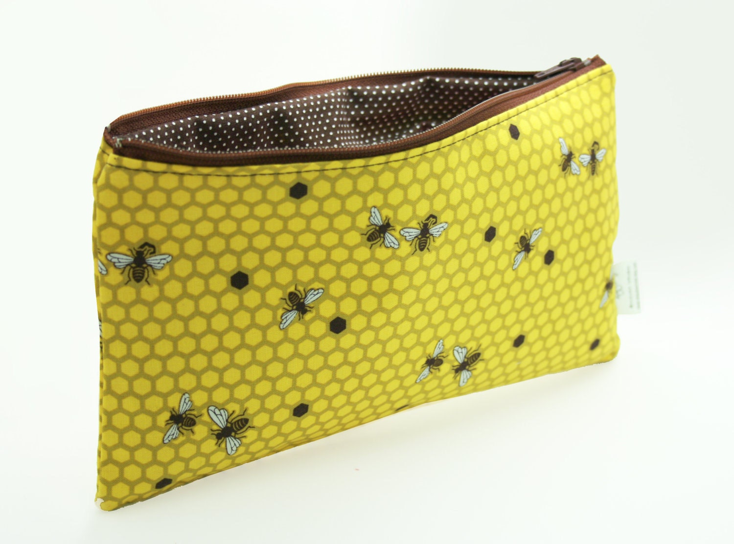 Queen Bumbler Bee - Kawaii Handmade Zipper Pouch