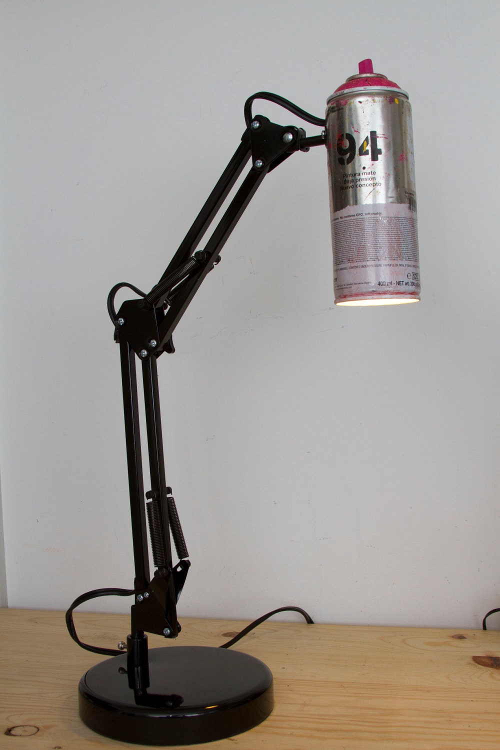 Spray Paint Swivel Arm Architect  Lamp