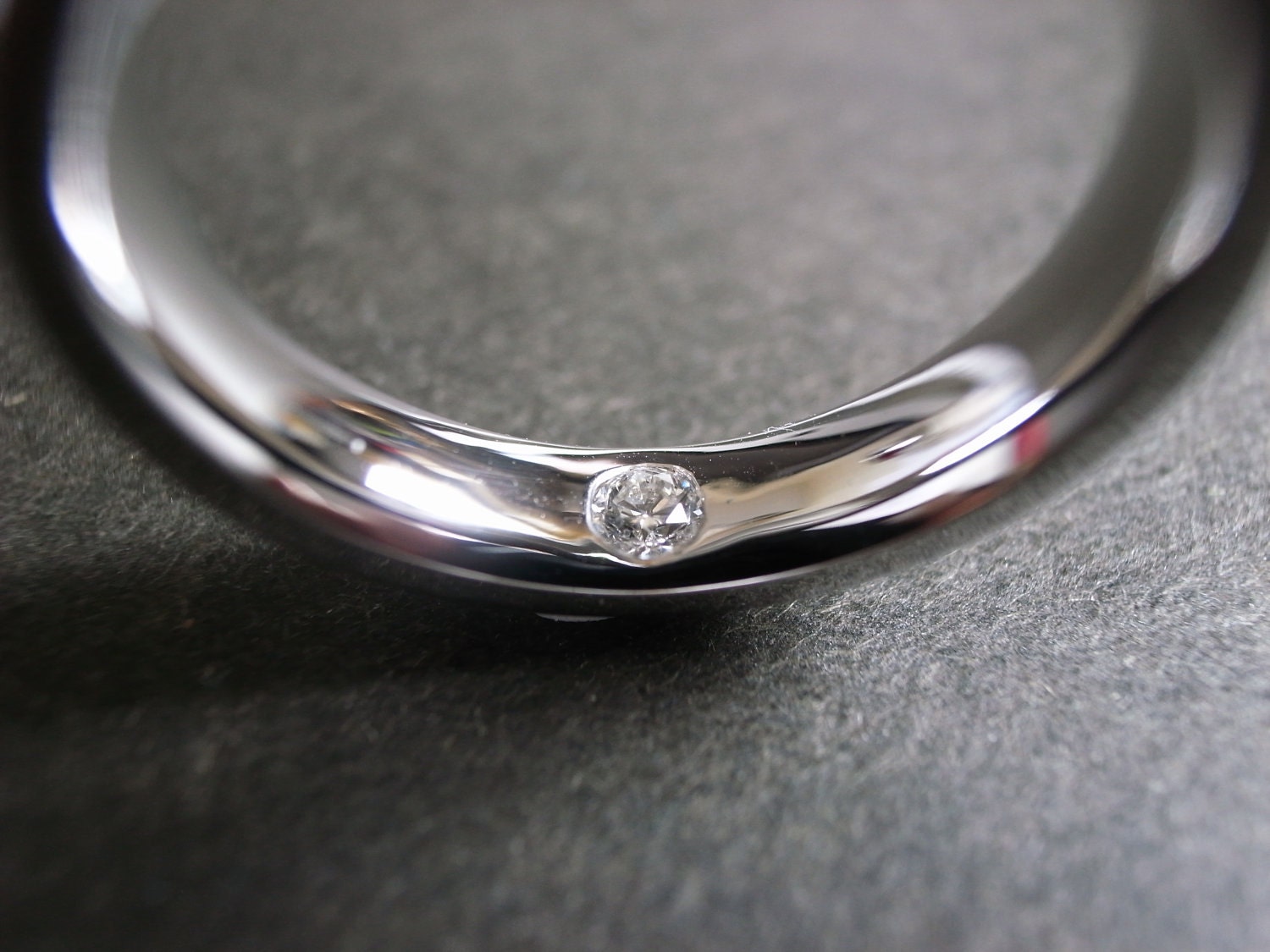 Men's Diamond Ring in 14K White Gold