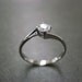 Classic Diamond Engagement Ring in 18K White Gold (0.25ct, F/VS)