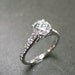 Diamond Engagement Ring Wedding Band Set